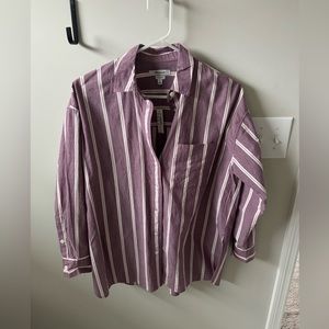 madewell oversized shirt xs